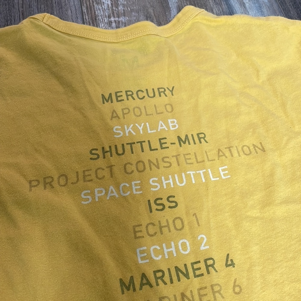 Tailgate Yellow NASA Launch Tee - Picture 4 of 5